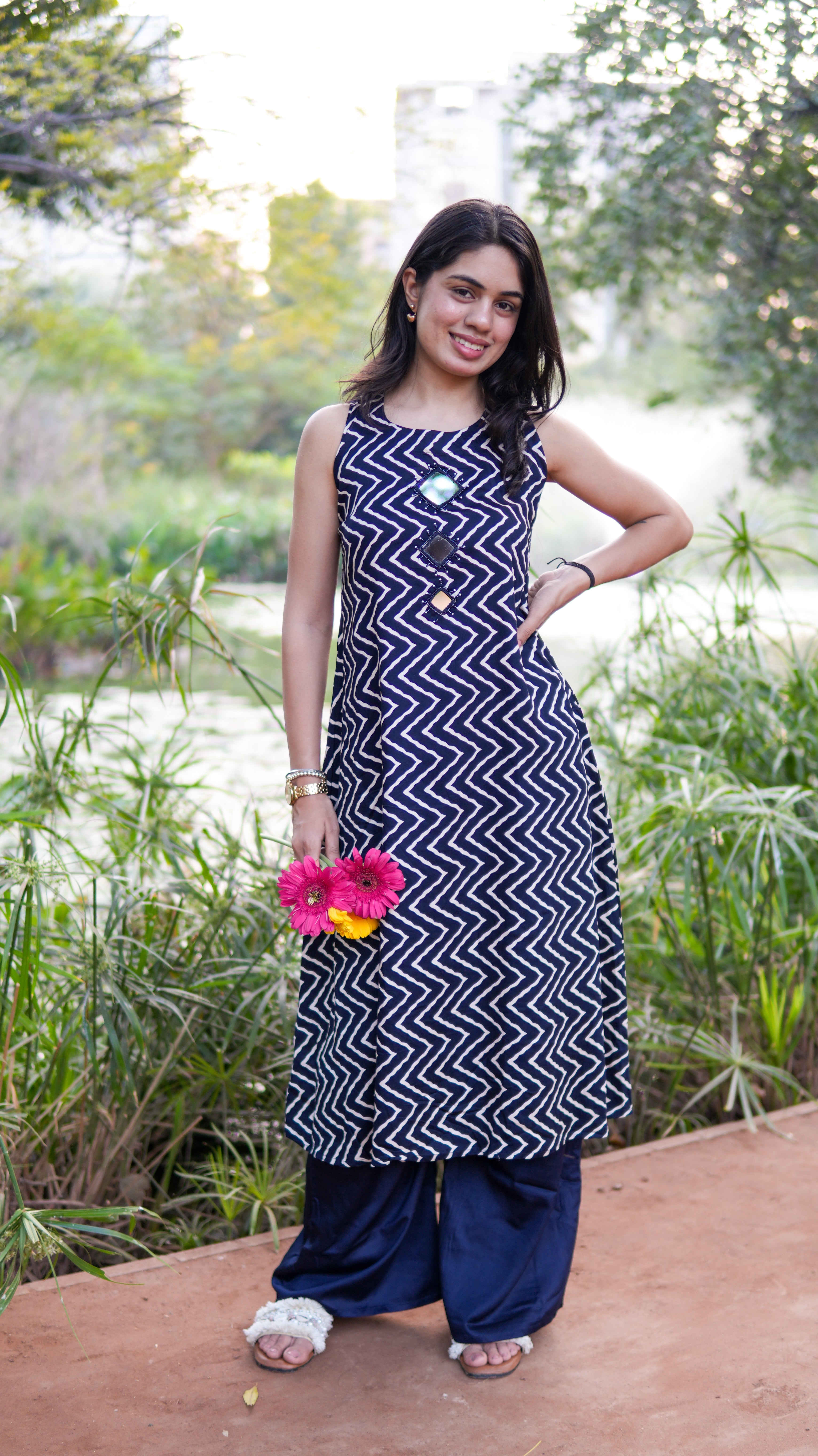 Women Two Piece Kurti Set