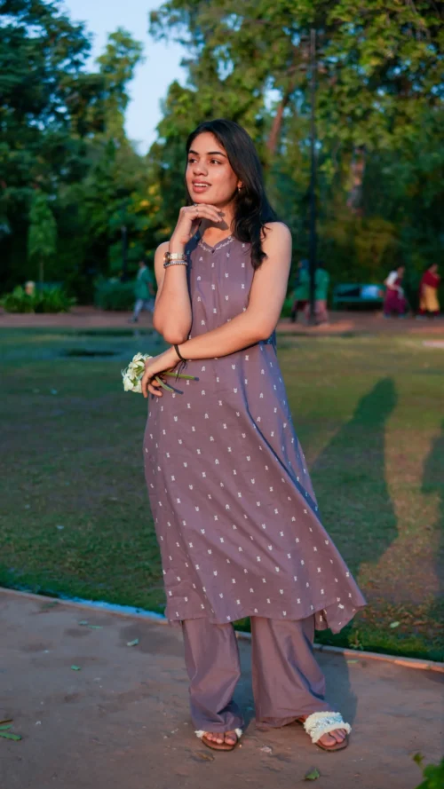 women two piece kurti set