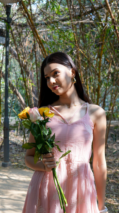 fern whisper maxi dress