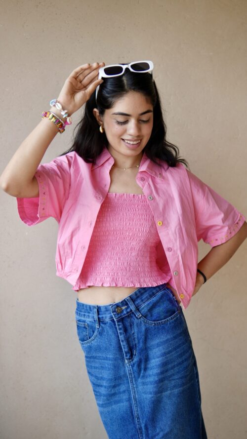 Soft Fit Smocked Top