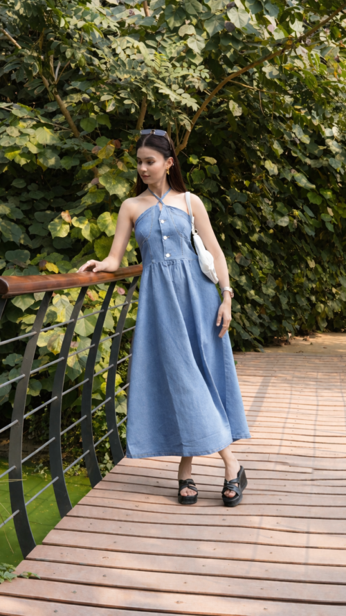 denim drift dress